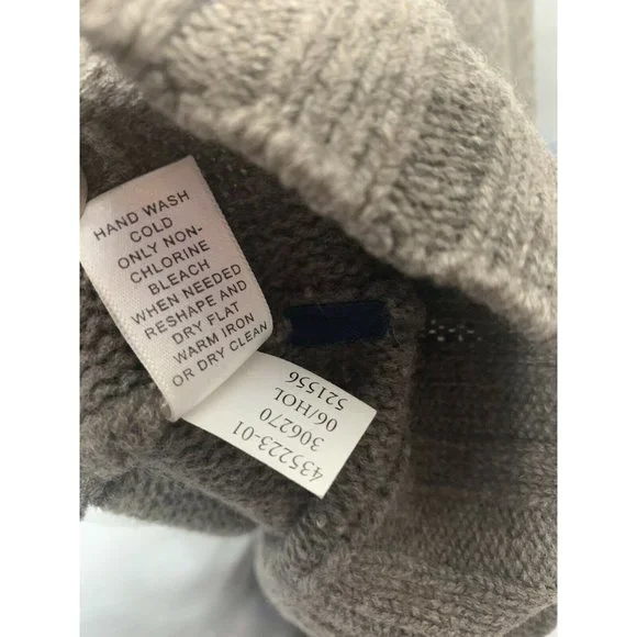 Banana Republic Women's S Brown Knit Short Sleeve Sweater Cashmere Merin… - Picture 5 of 5